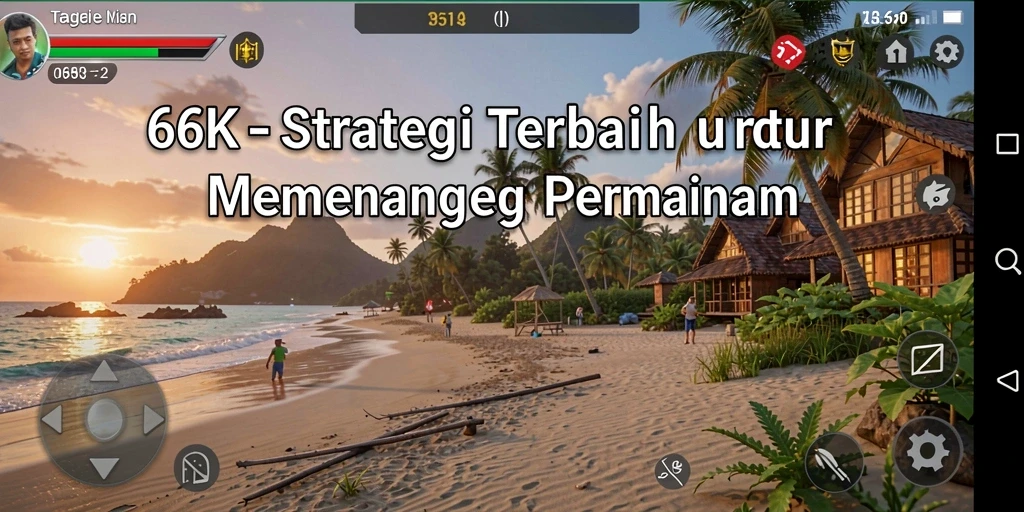 Tampilan gameplay menantang dalam game strategi 66K.