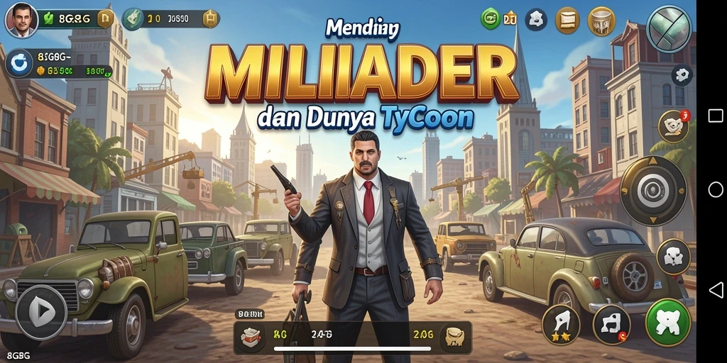 Gambaran gameplay menarik 8G8G dengan elemen Tycoon.