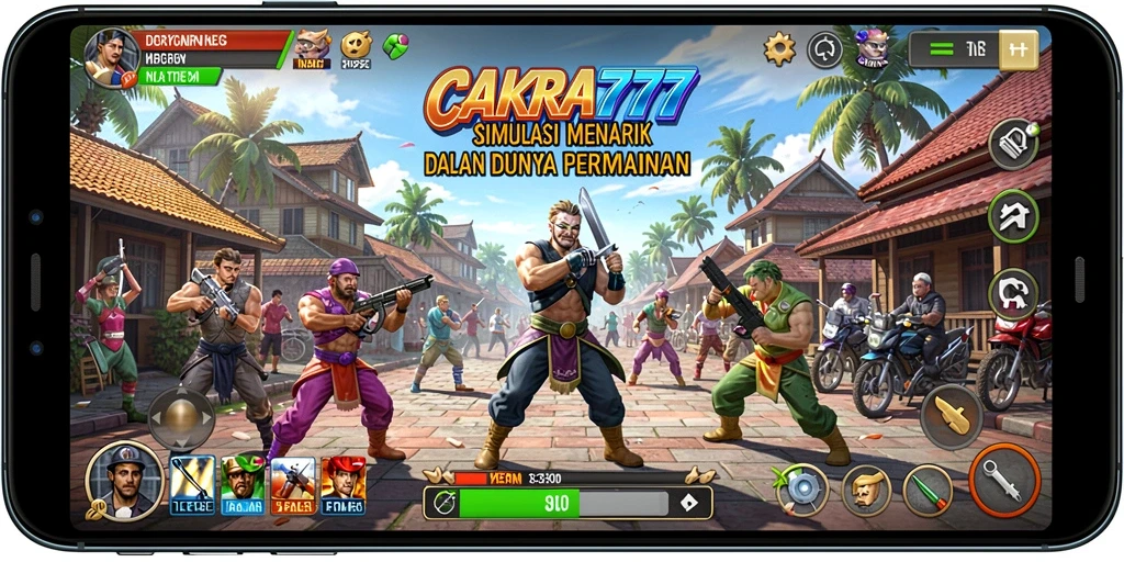 Tampilkan momen seru gameplay CAKRA777 saat menjelajahi dunia simulasi.