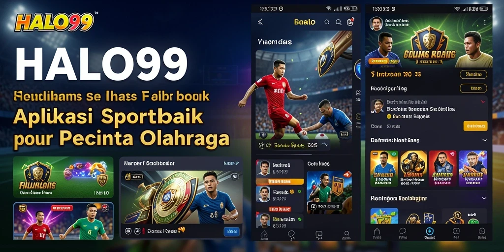 Tampilan gameplay menarik dalam aplikasi Sportsbook HALO99.