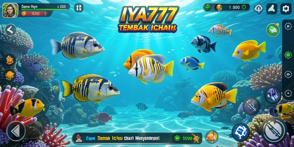 Gameplay seru Tembak Ikan dalam IYA777.