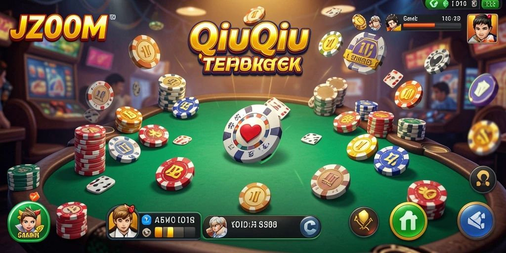 Tampilan gameplay QiuQiu yang seru di J200M.