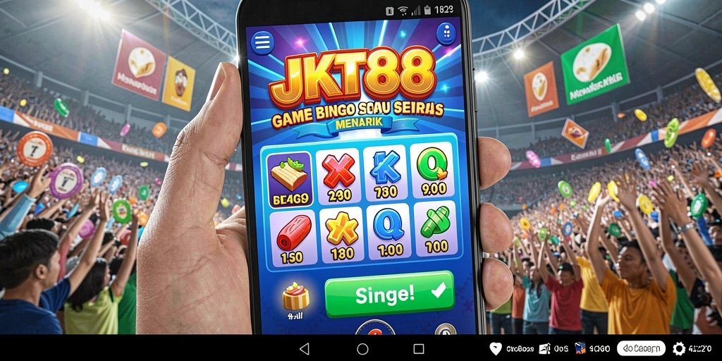 Tampilan gameplay utama JKT88 yang menampilkan keseruan Bingo.