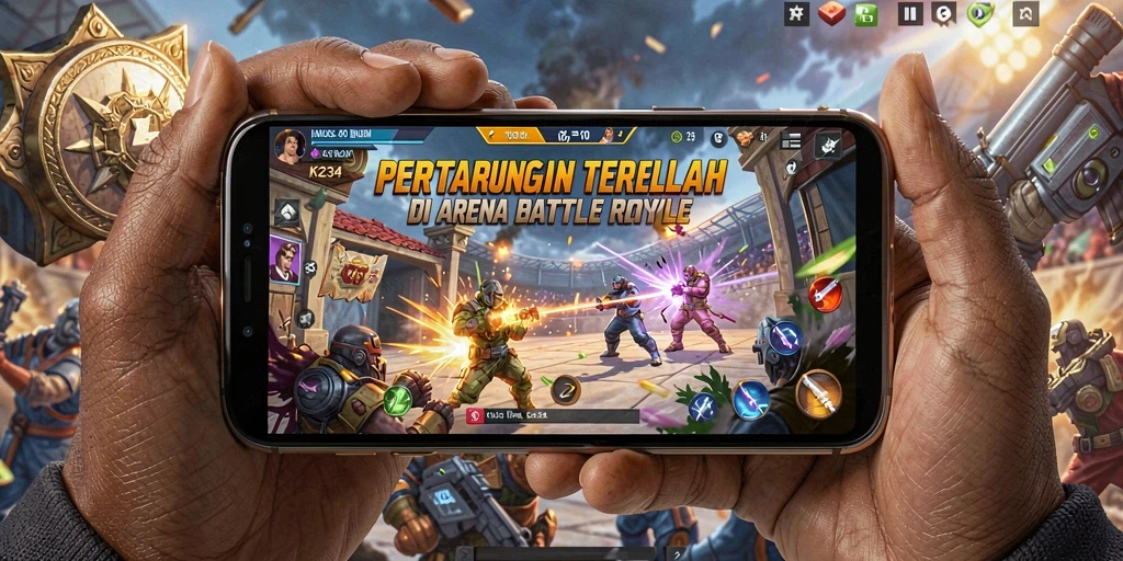 Tampilkan gameplay seru di arena Battle Royale K234.