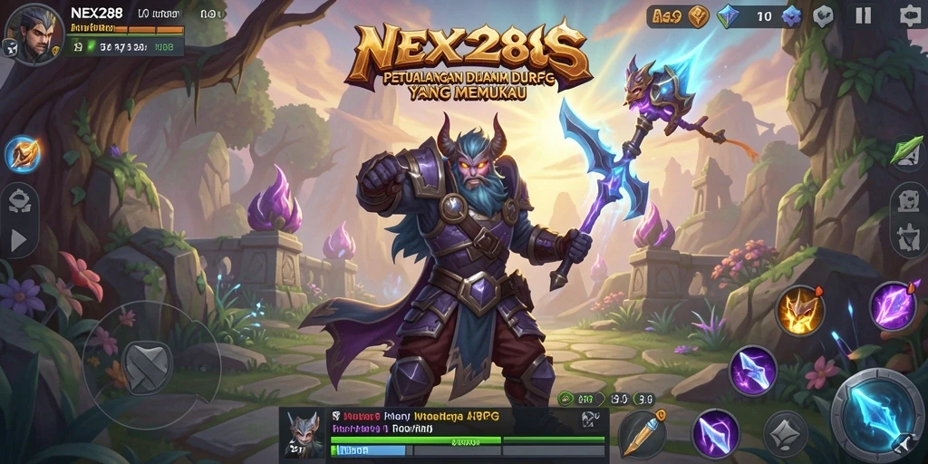 Tangkapan layar gameplay <strong>NEX288</strong> yang menampilkan aksi seru dalam petualangan ARPG.