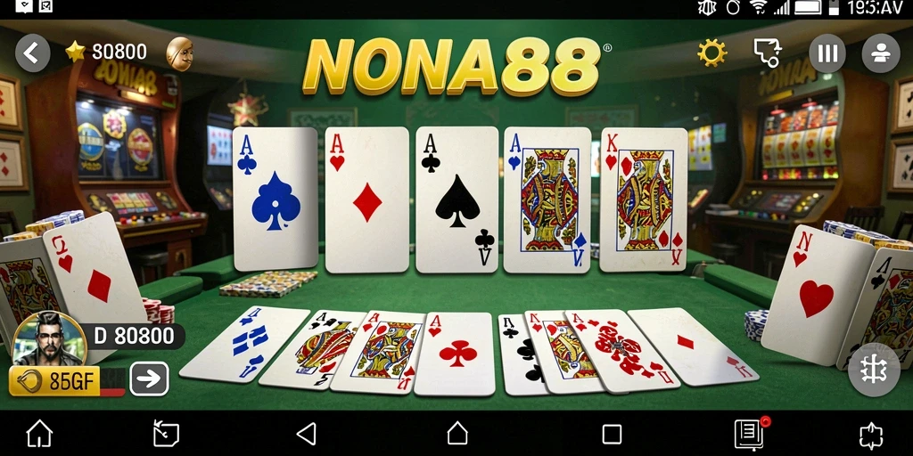 Tampilan gameplay seru dari NONA88, permainan Domino yang mendebarkan.
