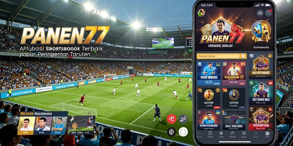 Tampilan utama PANEN77 dengan berbagai pilihan taruhan olahraga.