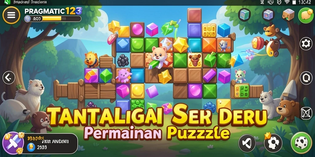 Tampilan gameplay seru dari PRAGMATIC123 dengan berbagai tantangan puzzle kreatif.