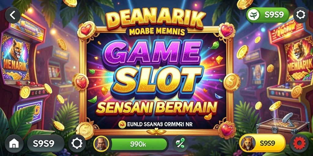 Screenshot gameplay utama S9S9 yang menunjukkan serunya permainan Slot.