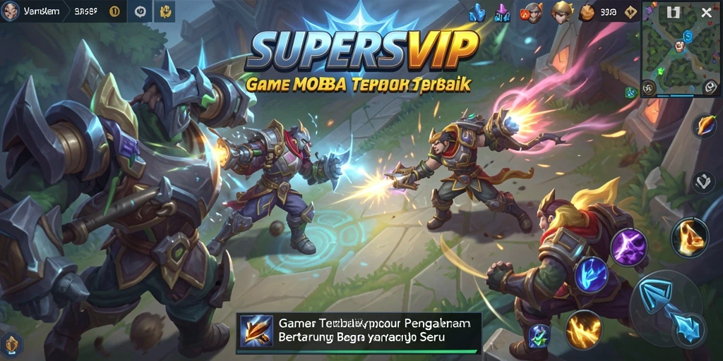 Tampilan menarik gameplay SUPERSVIP yang penuh aksi.