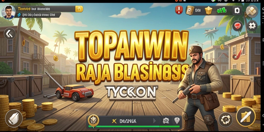 Tangkapan layar gameplay TOPANWIN menunjukkan keseruan membangun kerajaan bisnis.
