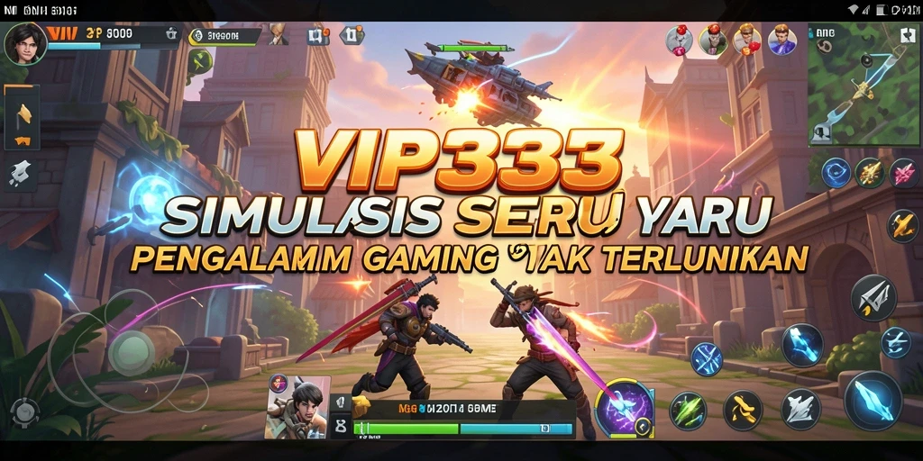 Tangkapan layar dari gameplay VIP333 yang menampilkan serunya simulasi.