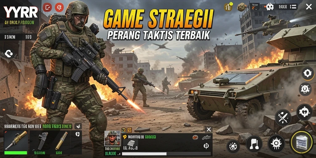 Screenshot gameplay YYRR yang menunjukkan pertempuran seru dan strategi matang.